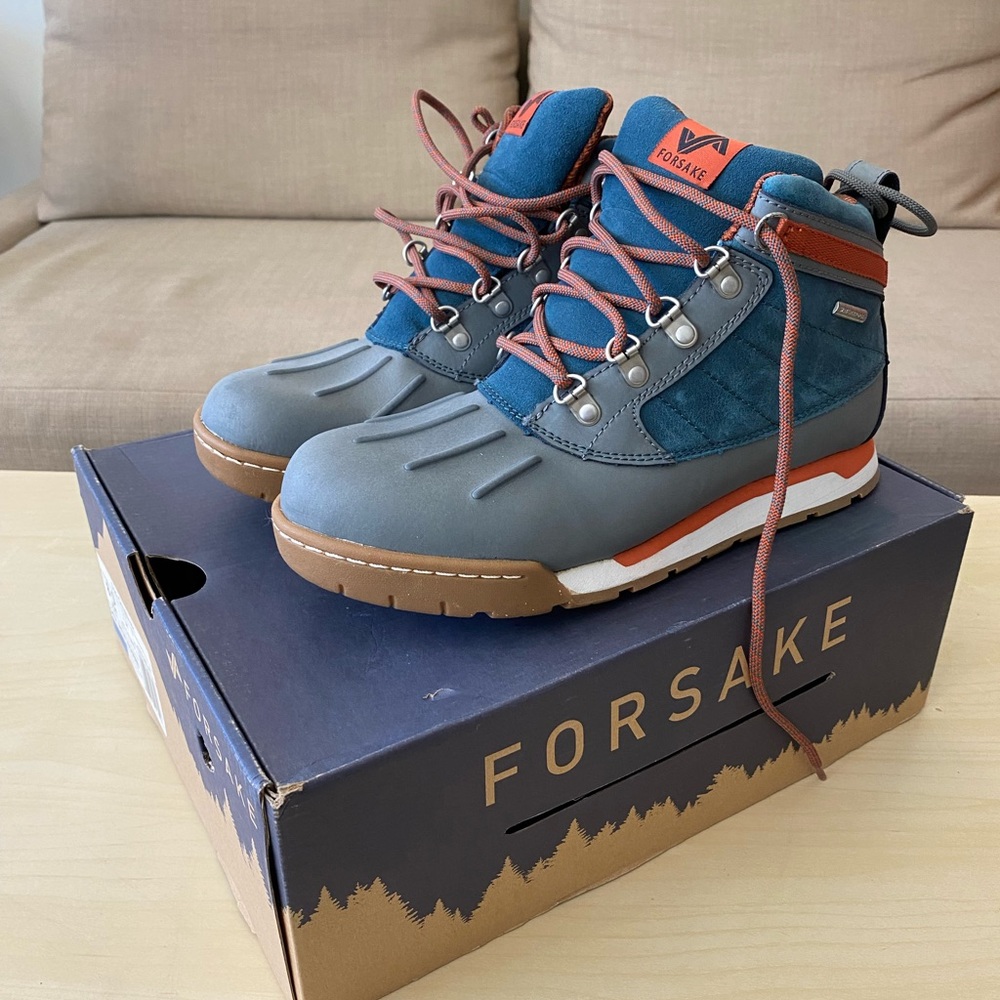 New: Forsake Duck Grey/Arc Waterproof Leather Performance Sneakerboot (US 8)